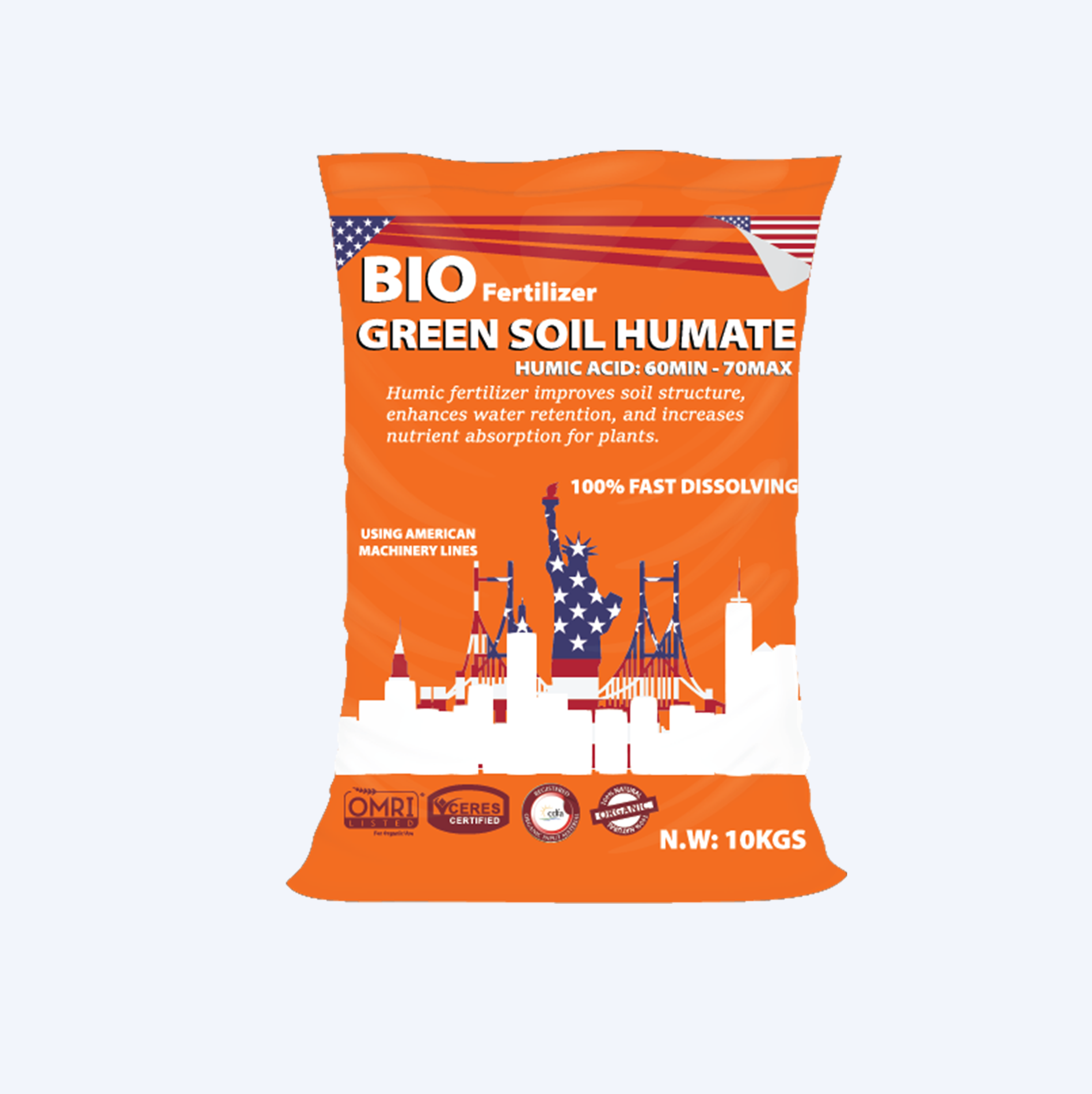 Phân bón Humic HA - Bao Nữ Thần tự do