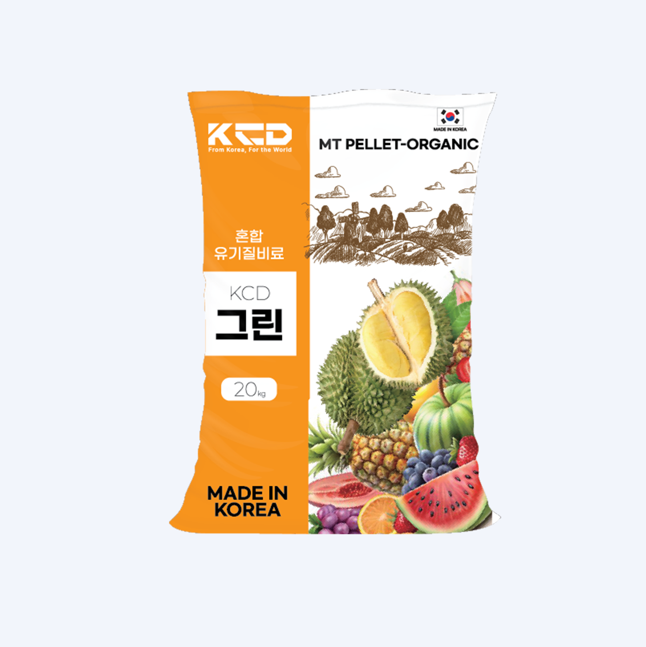 Phân bón hữu cơ Hàn Quốc - Bao Sầu Riêng KCD